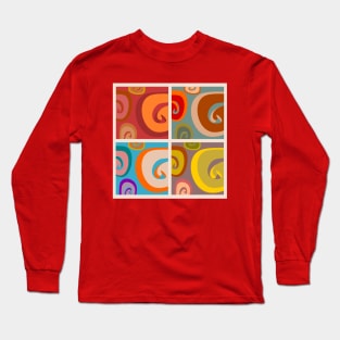 Vintage Pop art 60s style art Long Sleeve T-Shirt